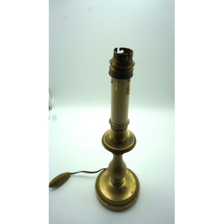 Vintage-Lampenfuss Messing/Marmor, Frankreich