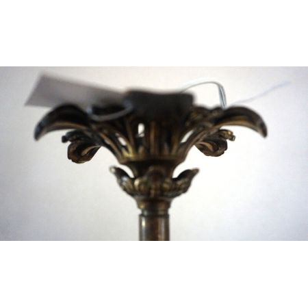 herrlicher Bronceleuchte drei Armig France Bronze Jugendstil