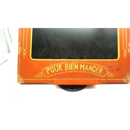 Cafe Tafel mit Uhr Kreidetafel Vintage Pubsign 