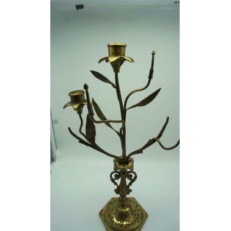 kerzenleuchte  Messing vintage France 