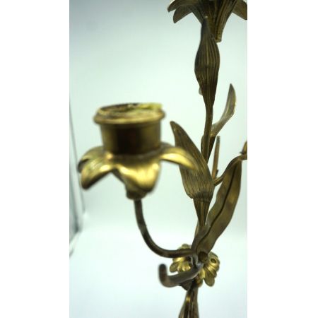 kerzenleuchte  Messing vintage France 