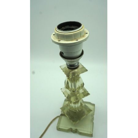 Lampenfuss Kristallglas Vintage 