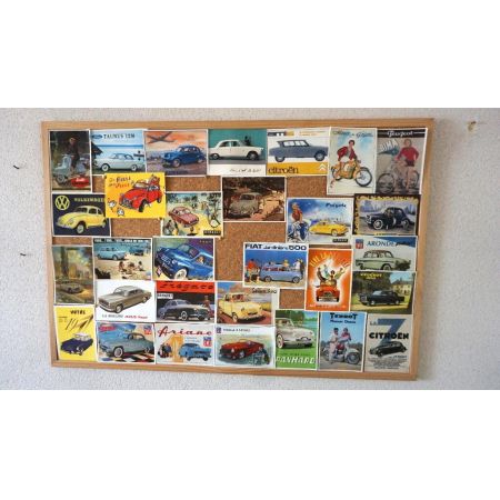 Postkarten collage Vintage antike Autos 