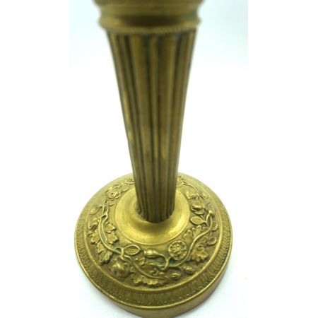 Kerzenleuchter Messing Jugendstil edel verarbeitet
