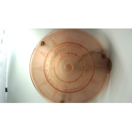 Deckenlampe Degues Frankreich Rose Original Vintage