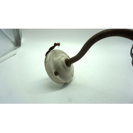 Wandleuchte Tulpe im Jugendstil, Original mit Messinghalterung