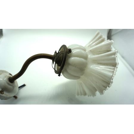 Jugendstil Wandleuchte Frankreich Messing Wandleuchte 