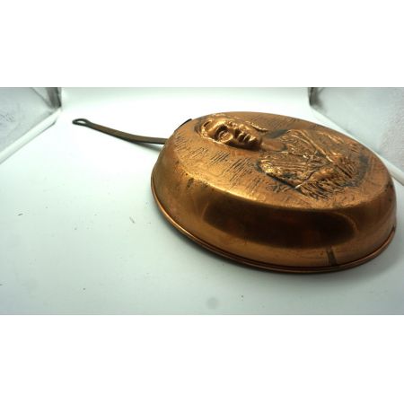   Paar Kupferpfannen Vendee frankreich Vintage Original 