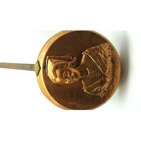   Paar Kupferpfannen Vendee frankreich Vintage Original 