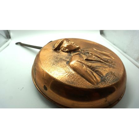   Paar Kupferpfannen Vendee frankreich Vintage Original 