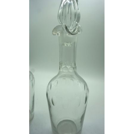 Paar Karaffen Kristall Frankreich Vintage 