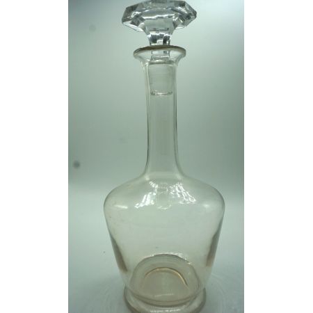 antike weinkaraffe Kristall aus dem 19 JH  Frankreich 