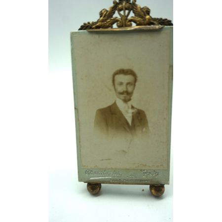 klassischer Messing Aufstellrahmen Antik Frankreich 