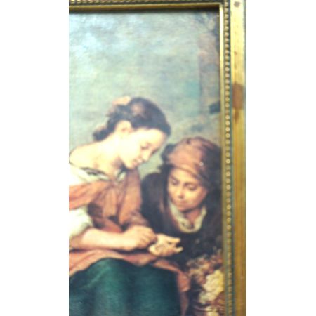 Goldrahmen klein Kunstdruck 