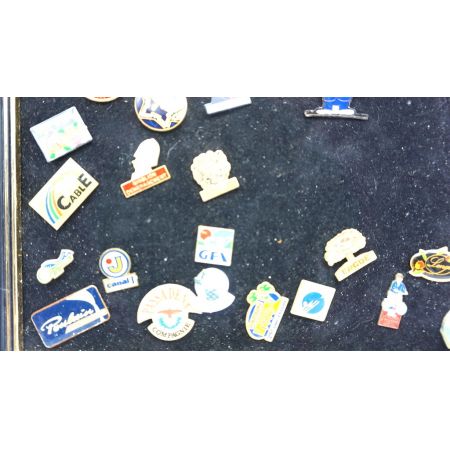 Stickersammlung frankreich auf Samttablett komplett 