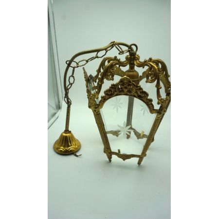 Laterne Denkenlampe Messing 'Vintage France