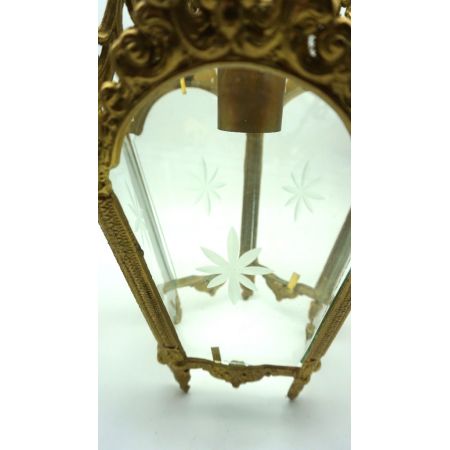 Laterne Denkenlampe Messing 'Vintage France