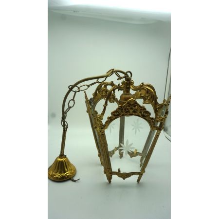 Laterne Denkenlampe Messing 'Vintage France