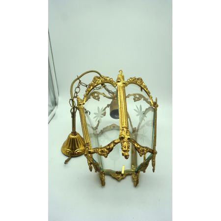 Laterne Denkenlampe Messing 'Vintage France