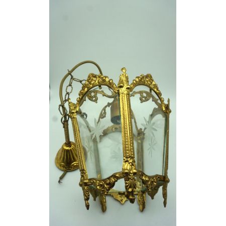 Laterne Denkenlampe Messing 'Vintage France