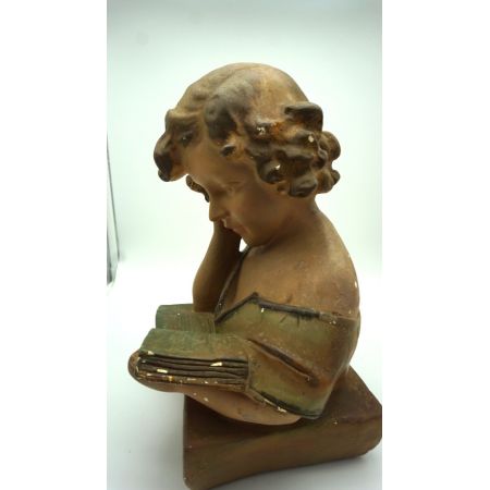 antike figur france 19 JH Signiert Original Platre