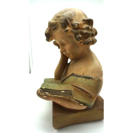 antike figur france 19 JH Signiert Original Platre