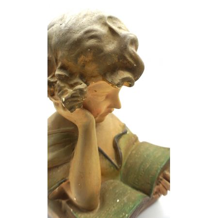 antike figur france 19 JH Signiert Original Platre