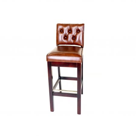 "Bar Stool" Chesterfield Barhocker, Barstuhl, Stuhl