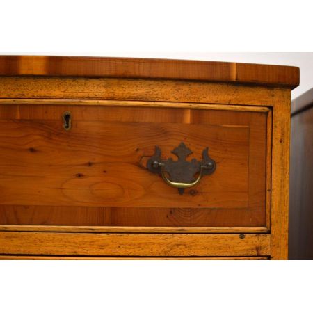 Pair of Antique Georgian Style Yew Wood Chests