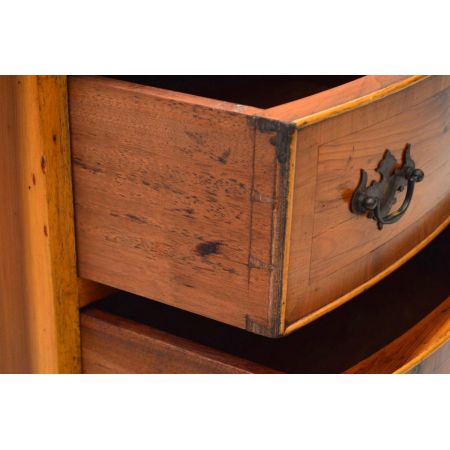 Pair of Antique Georgian Style Yew Wood Chests