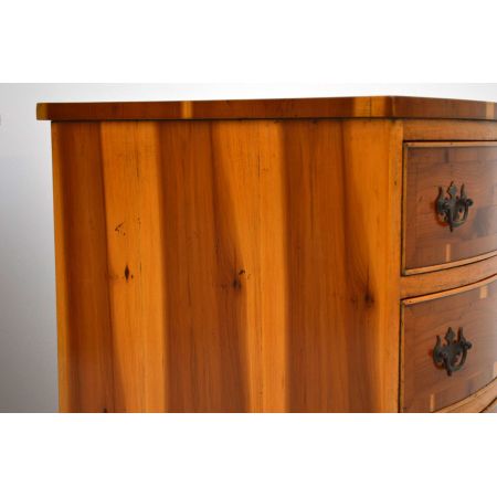 Pair of Antique Georgian Style Yew Wood Chests