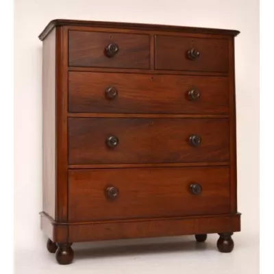 Feine Qualität Antiker Victorian Mahogany Chest of Drawers