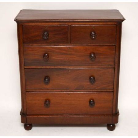 Feine Qualität Antiker Victorian Mahogany Chest of Drawers