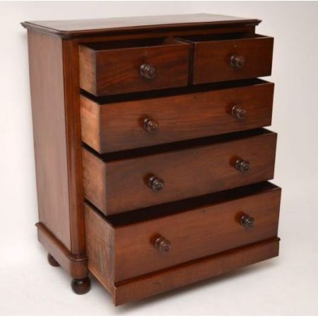 Feine Qualität Antiker Victorian Mahogany Chest of Drawers