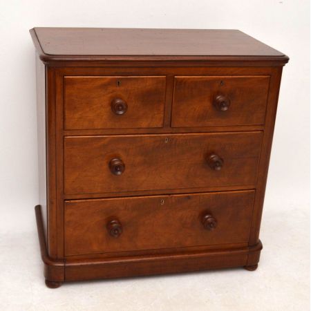 Kleine antike Victorian Mahogany Kommode