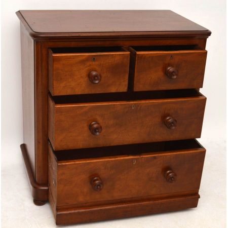 Kleine antike Victorian Mahogany Kommode