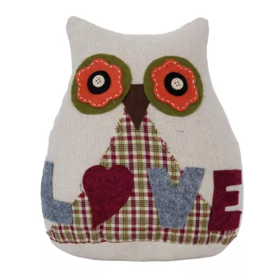 Clayre & Eef Türstopper Eule Love 25 cm