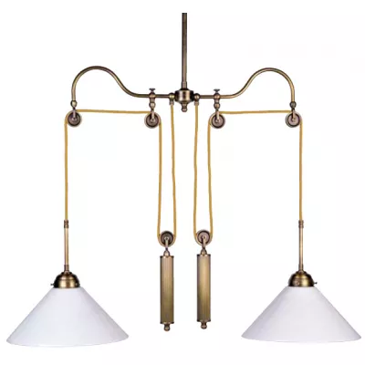 Doppelzugleuchte 63 cm