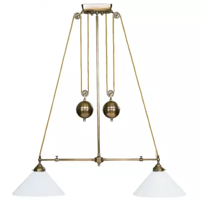 Doppelzugleuchte Schlichte Eleganz