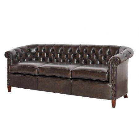 Chesterfield "Diana" Dreisitzer in Birch Antique Brown