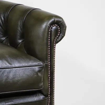 Chesterfield Ledersessel, Original englischer Diana Sessel