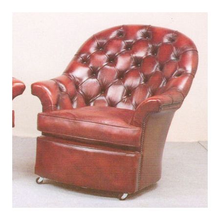 "Donington High Back Chair" Chesterfield Sessel