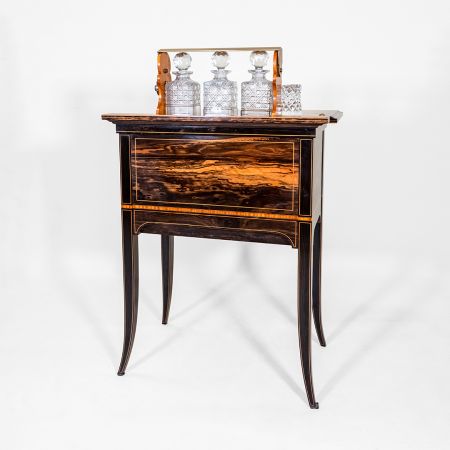 Victorian Drinks Table / Lawyer's Coffin