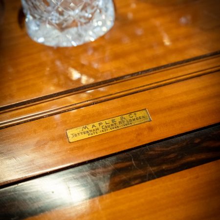 Victorian Drinks Table / Lawyer's Coffin