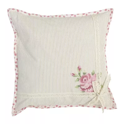 Clayre & Eef Elegant Rose Kissenbezug ohne Inlett 40 x 40 cm