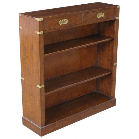 Regal im Marine-Stil aus Holz - 2 Regalböden, 2 Schubladen