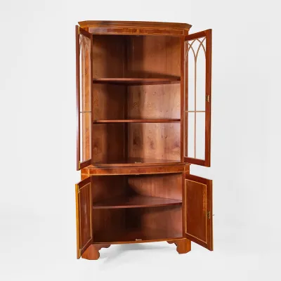 Yew Corner Cupboard