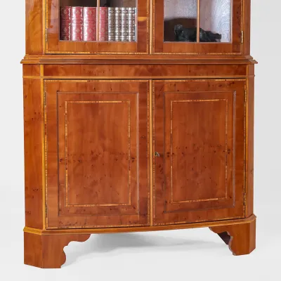 Yew Corner Cupboard