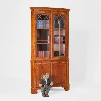 Yew Corner Cupboard