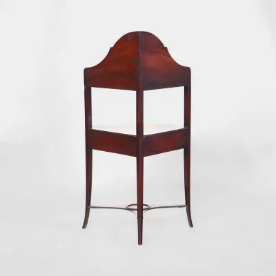 Antique Mahogany Corner Cupboard